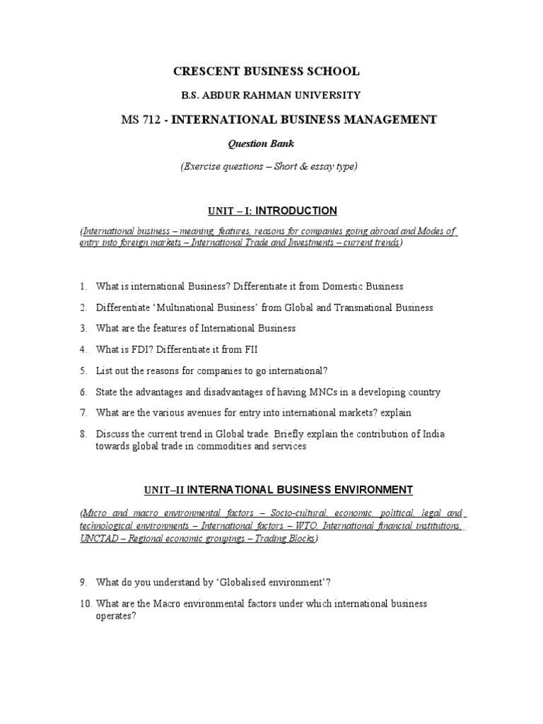 Why firms go international essay why do firms internationalise